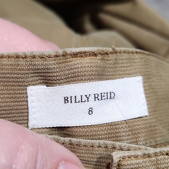 EUC Billy Reid Olive Cotton Cuffed Cropped Wide Leg Pants SOLD OUT - Picture 8 of 13